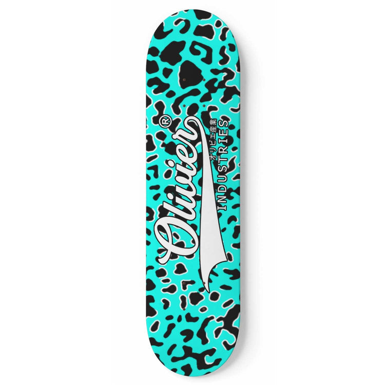 Olivier Industries ® camouflage Puma pattern on maple wood Skatedeck