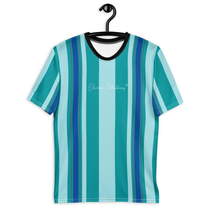 Olivier Industries ® stripped signature collection "unisex" fitted Men's T-shirt - Olivier Industries