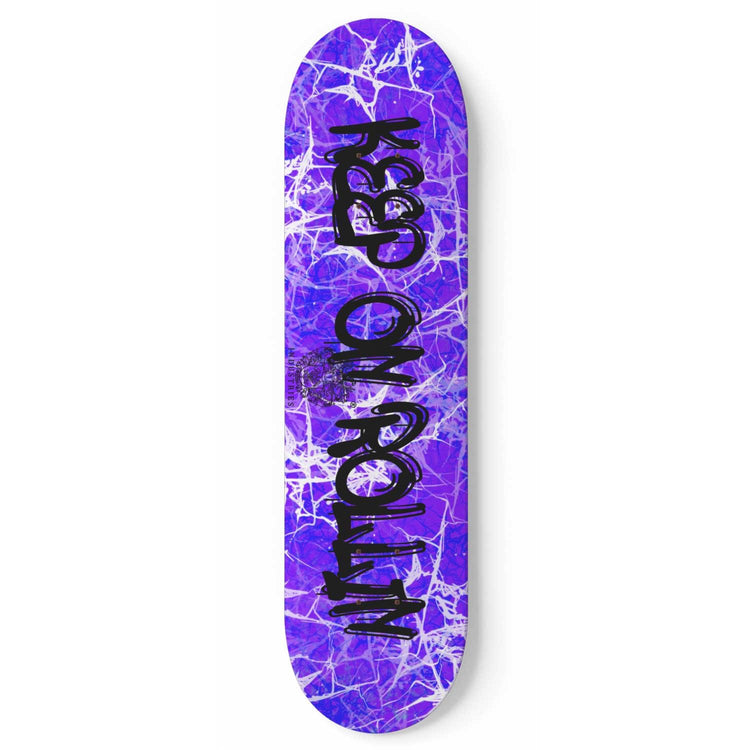 keep on rollin pt 2. Olivier Industries ® Skatedeck Wallart