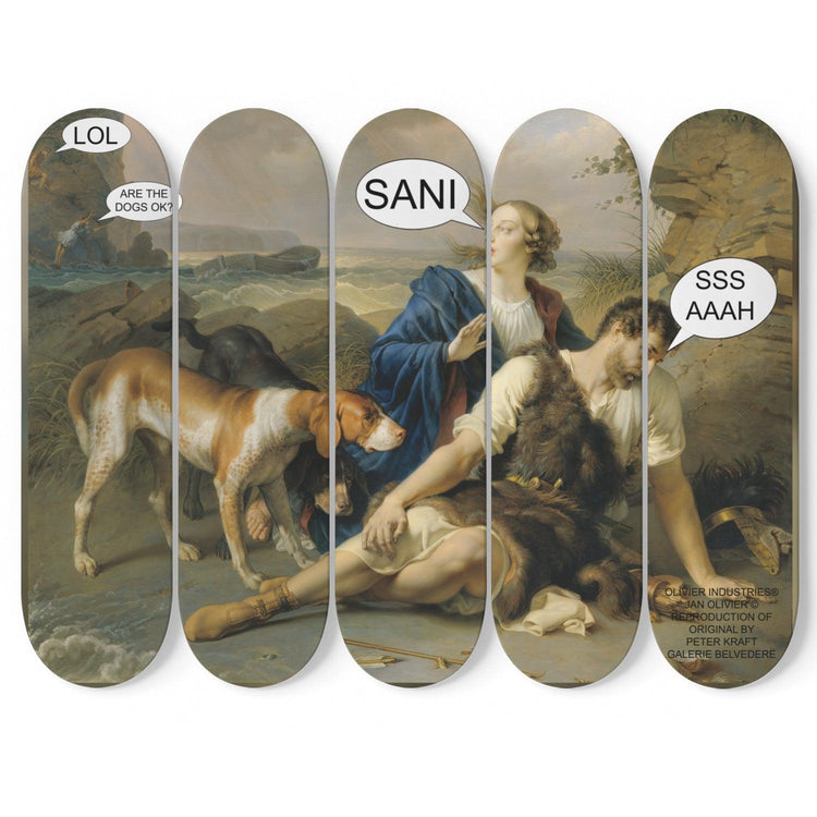 Olivier Industries ® Reproduction of Peter Kraft - Galerie Belvedere Art Skatedecks