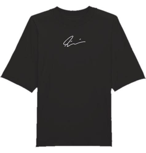 OLivier Industries ® Embroidery Signature on Oversized Organic unisex Tee - Olivier Industries ® Art & Apparel