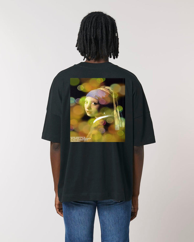 Olivier Industries ® Jan Vermeer jan vermeer la jeune fille a la perle reproduction unisex tee - Olivier Industries ® Art & Apparel