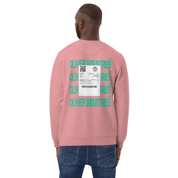 Olivier Industries TM Worldwide - unisex organic cotton packing slip Sweatshirt - Olivier Industries ® Art & Apparel
