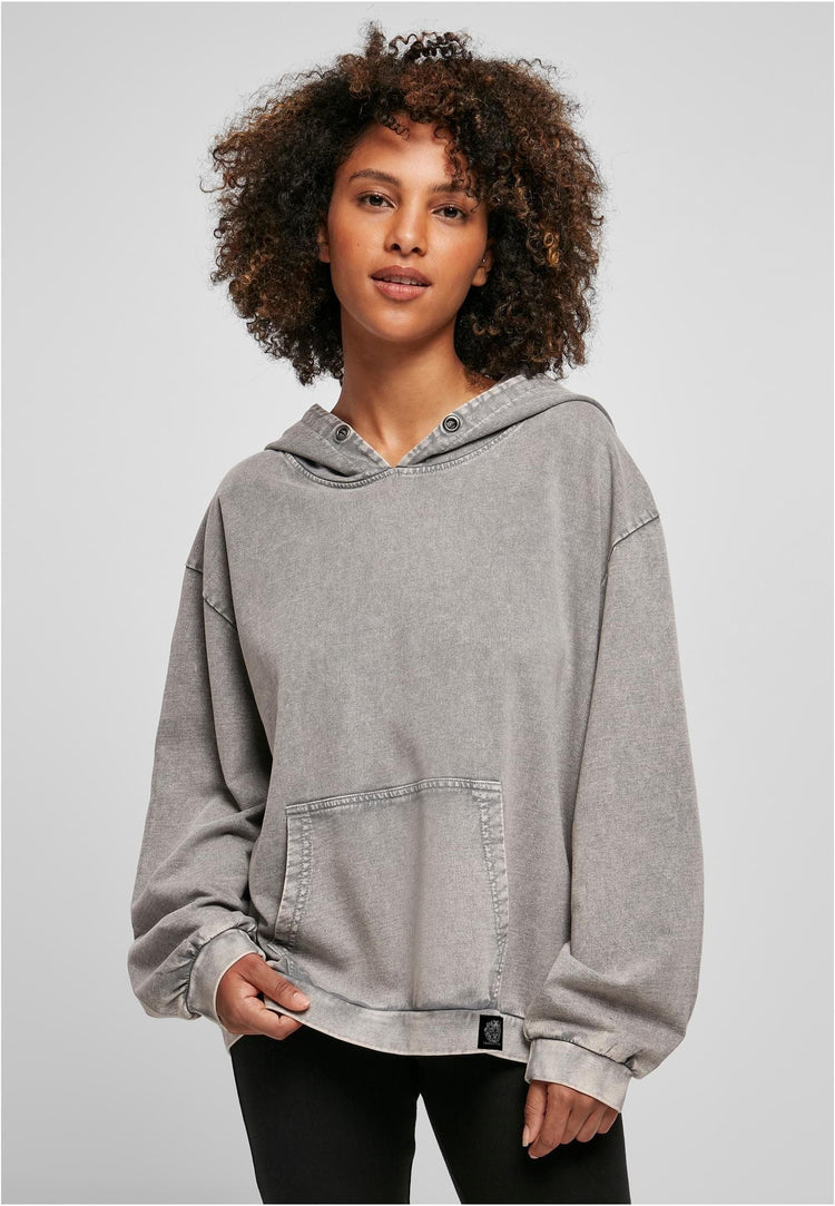 Olivier Industries Acid washed woman oversized Hoodie - Olivier Industries ® Art & Apparel