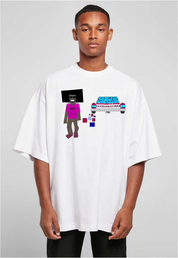 Olivier Industries ® Metaverse Block Art 2 Side Print Huge Oversize T-shirt - Olivier Industries ® Art & Apparel