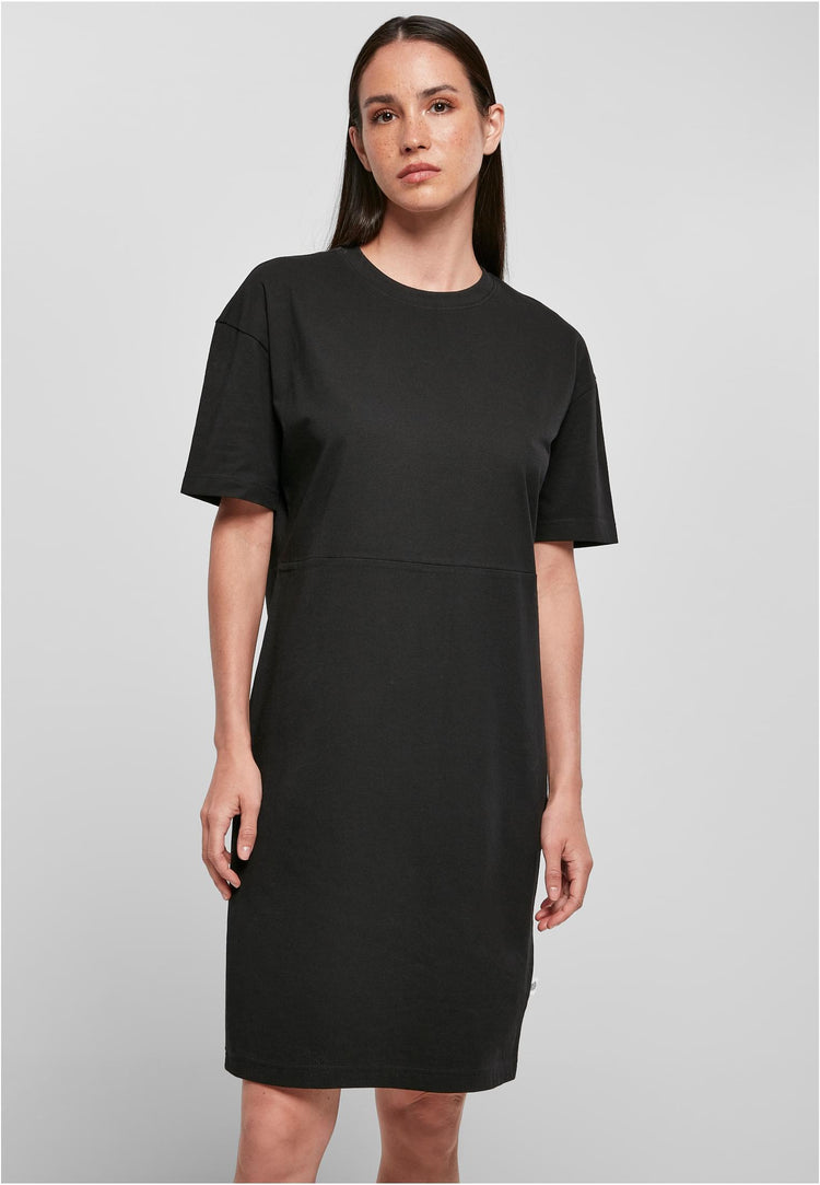 Olivier Industries ® Organic Cotton Ladies Slit oversized Tee Dress - Olivier Industries ® Art & Apparel
