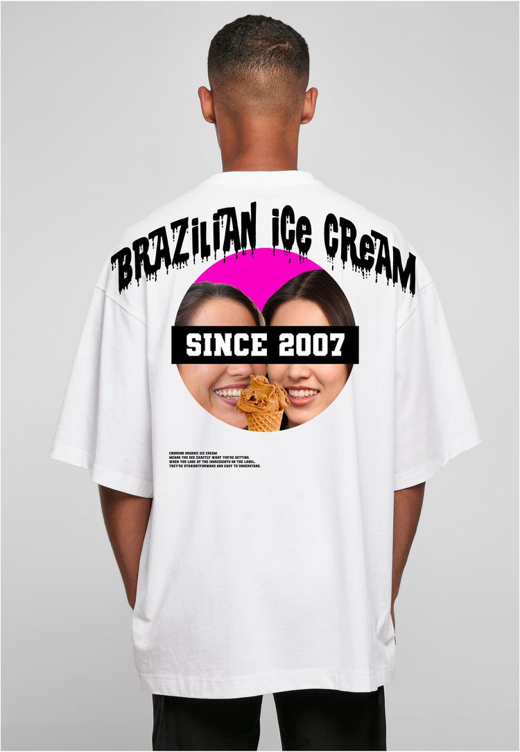 Olivier Industries ® Brazilian Ice Cream since 2007 unisex huge oversized T-shirt - Olivier Industries ® Art & Apparel