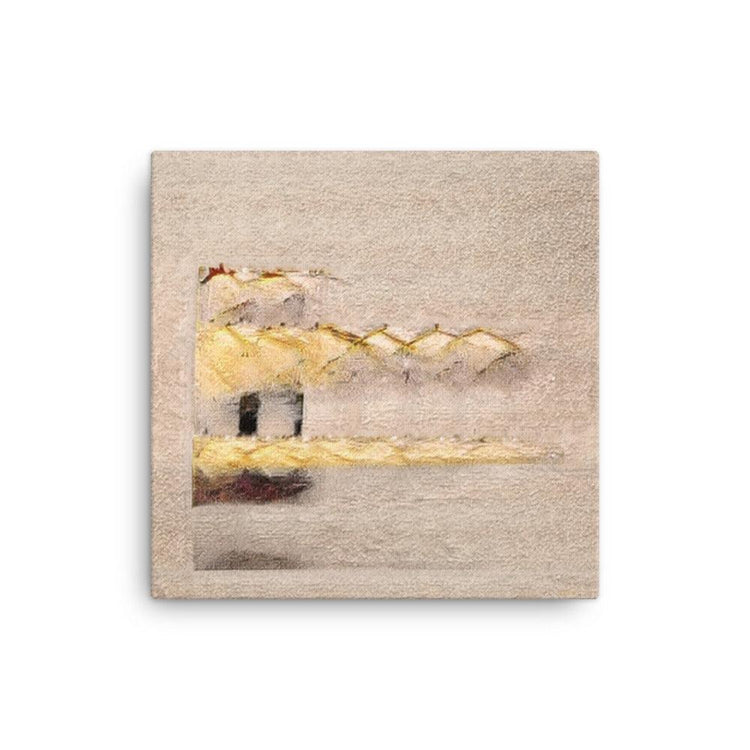 Olivier Industries ® Abstract Art Print on Canvas Man in Sandstorm - Olivier Industries ® Art & Apparel