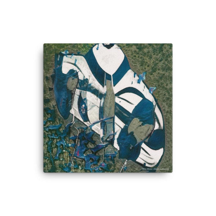 Olivier Industries - electronic car crash - art print on canvas - Olivier Industries ® Art & Apparel