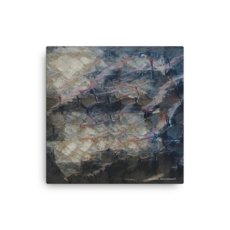 Olivier Industries - diamond snake - art print on canvas - Olivier Industries ® Art & Apparel