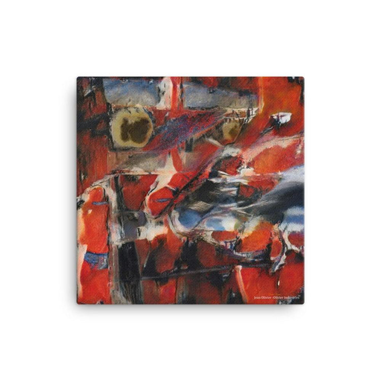 Olivier Industries - Love & Robots - Art Print on Canvas - Olivier Industries ® Art & Apparel