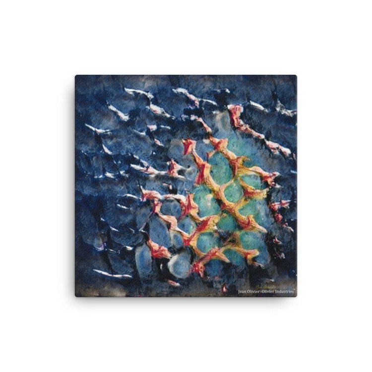 Olivier Industries - Blue Lagune / Peace - Art Print on Canvas - Olivier Industries ® Art & Apparel