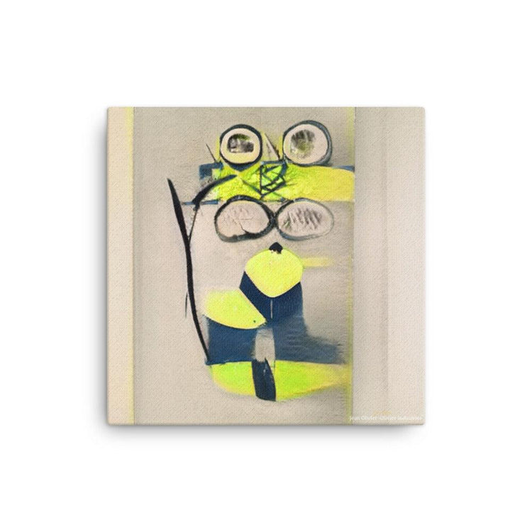 Olivier Industries - The Gentleman Cat - Art Print On Canvas - Olivier Industries ® Art & Apparel