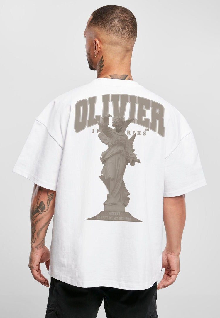 Olivier Industries ® Ghetto is Part of my Religion heavy oversized Tee - Olivier Industries ® Art & Apparel