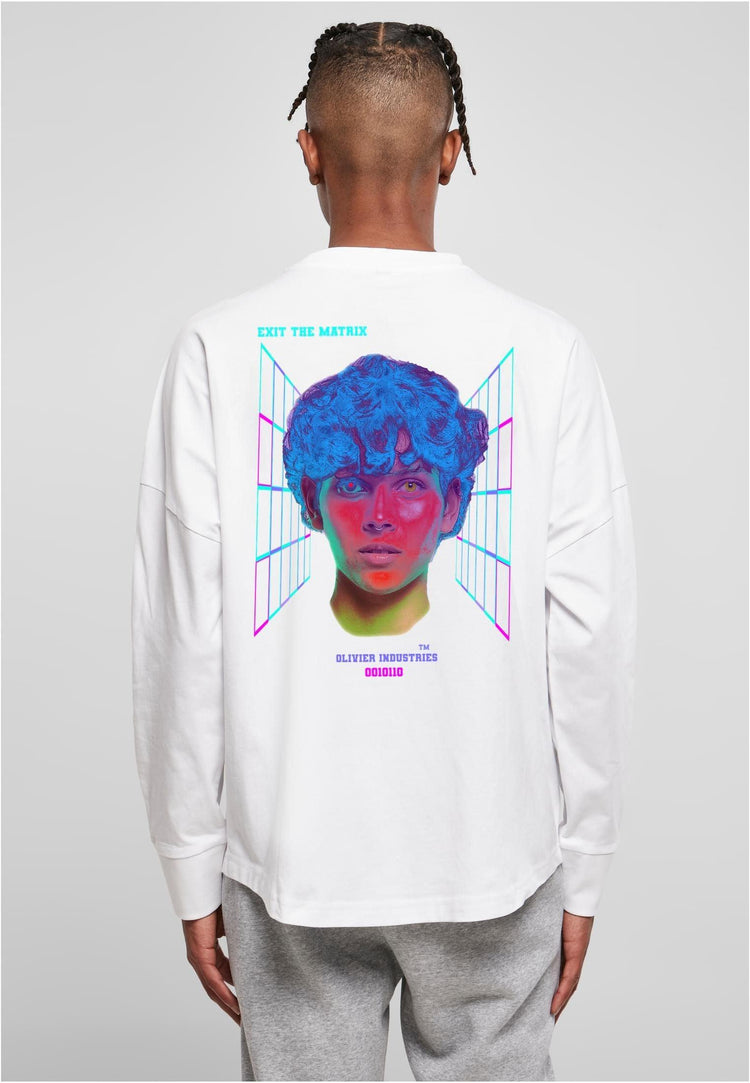 Olivier Industries ®Exit the Matrix -oversize sleeves Longsleeve - Olivier Industries ® Art & Apparel