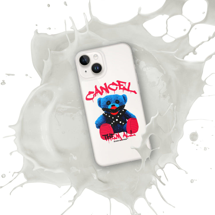 Olivier Industries ®Worldwide- Cancel Them All Bondage Bear iPhone-Hülle - Olivier Industries ® Art & Apparel