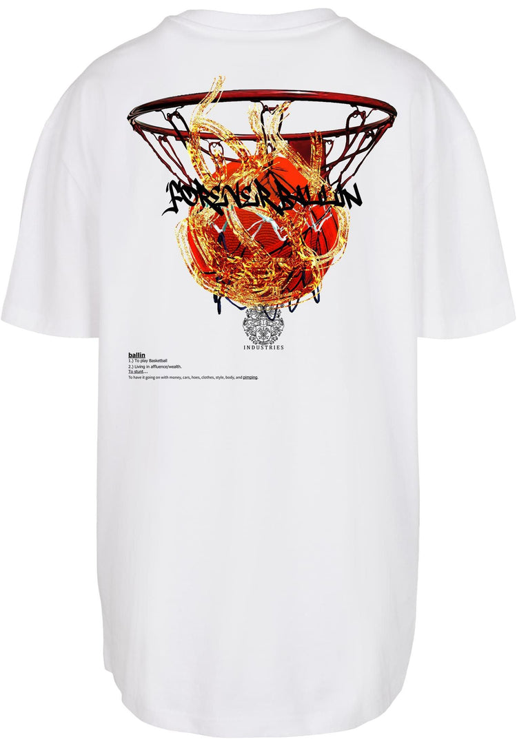Olivier Industries ® 2 Side printed Oversized - forever ballin Ladies Boyfriend Tee - Olivier Industries ® Art & Apparel
