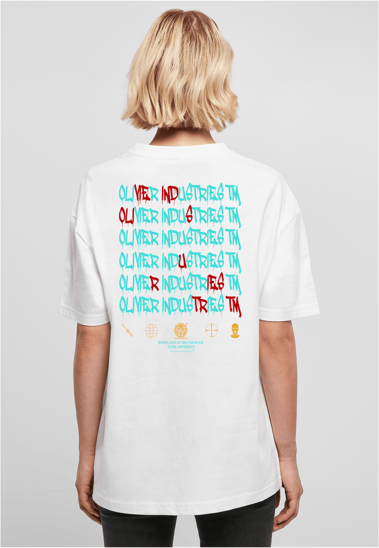 Olivier Industries ® Oversized - 2 Side Print - Ladies Boyfriend Tee - Olivier Industries ® Art & Apparel