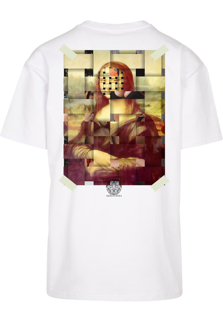 Olivier Industries ®The secret behind Mona Lisa oversized Men Tee - Olivier Industries ® Art & Apparel