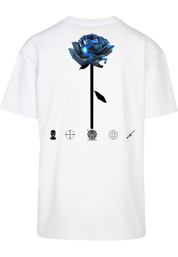 Olivier Industries ®Blue Rose oversized Men Tee - Olivier Industries ® Art & Apparel