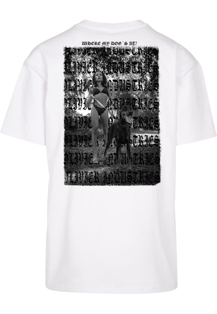 Olivier Industries ®Where my Dog´s at? Dobermann oversized Men Tee - Olivier Industries ® Art & Apparel
