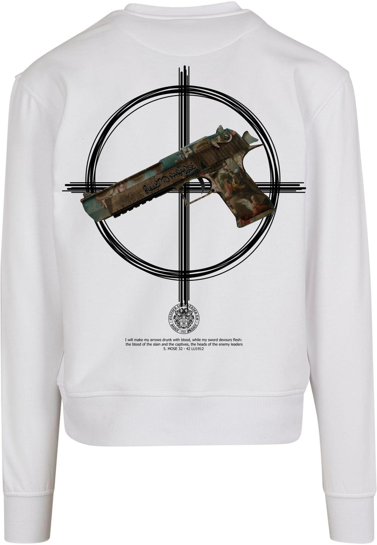 Olivier Industries ® Bullet to Paradise oversized Premium Crewneck - Olivier Industries ® Art & Apparel