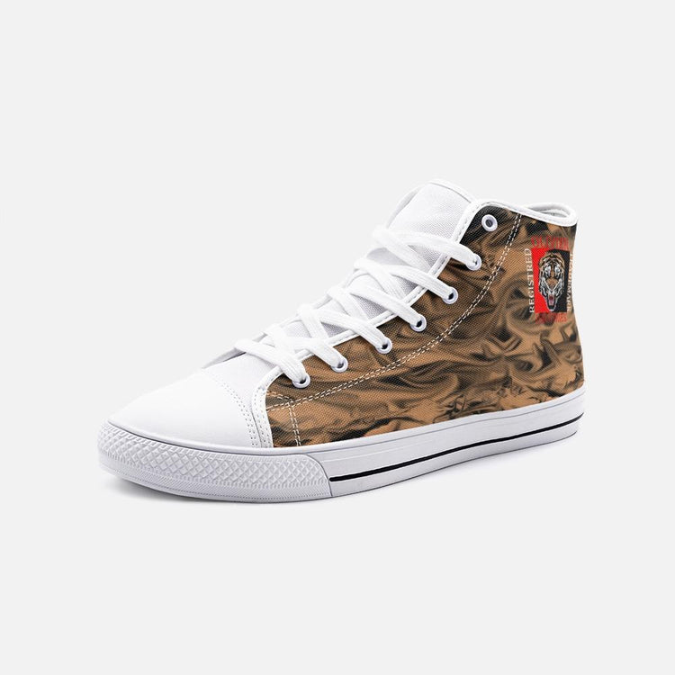 Olivier Industries " Tiger " Unisex High Top Canvas Shoes - Olivier Industries