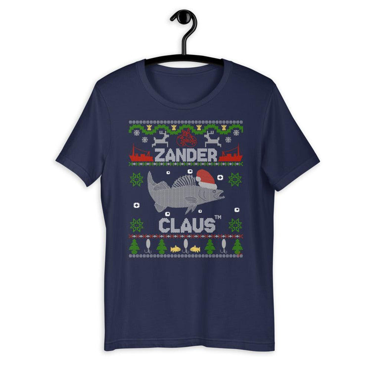 Zander Claus T-shirt das Original mit Signatur und Logoschrift im Nacken Zander Claus ® Kurzärmeliges Unisex-T-Shirt - Olivier Industries