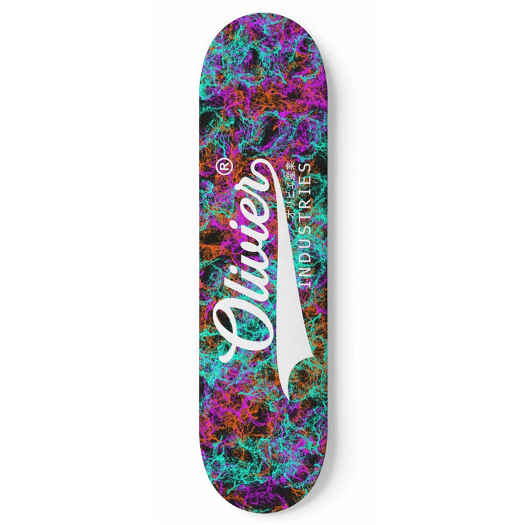 Olivier Industries ® branded Japanese Logo on Skateboard-Wallart