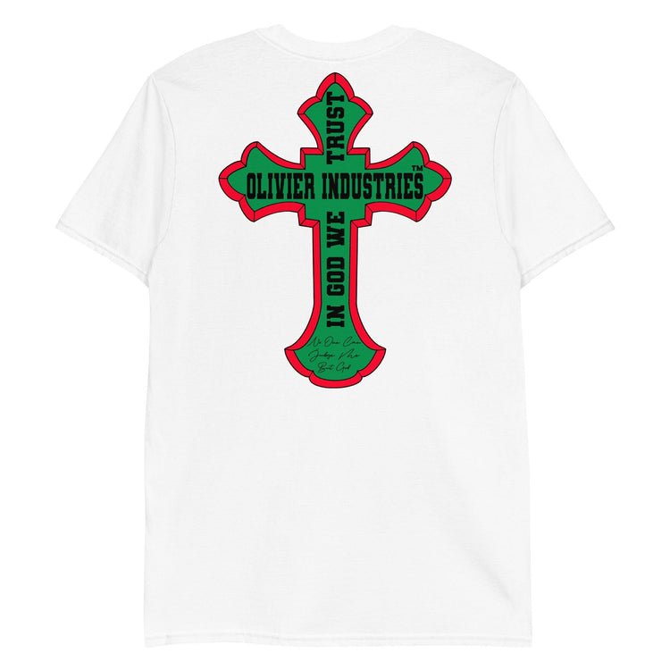 Olivier Industries TM Worldwide - In god we Trust classic fit tee - Olivier Industries ® Art & Apparel