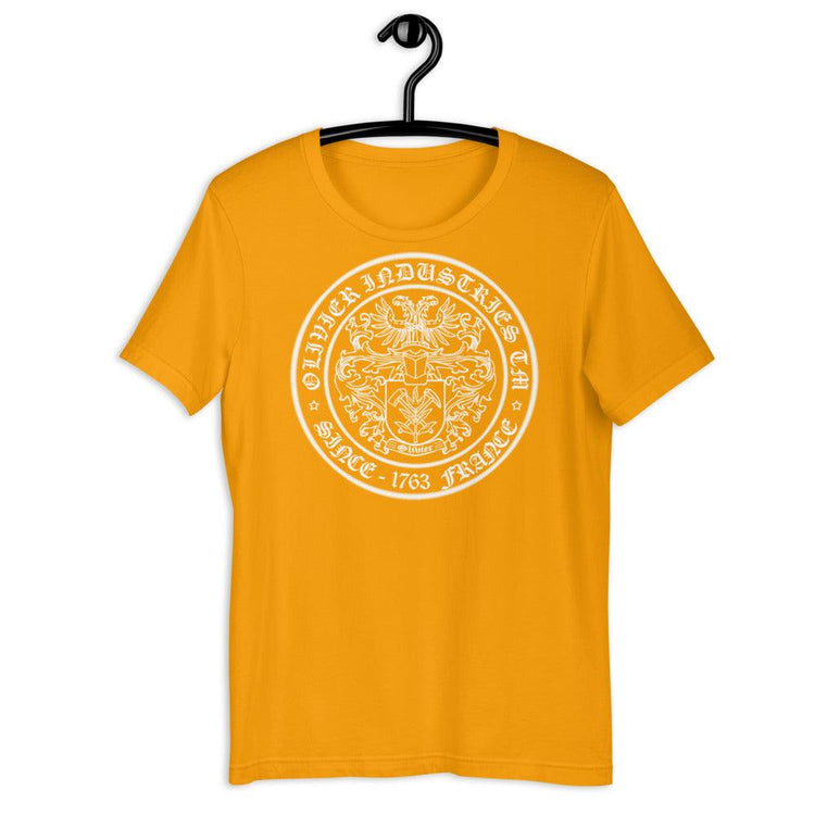 Olivier Industries ® 1763 France Official Logo unisex Kurzärmeliges Unisex-T-Shirt - Olivier Industries