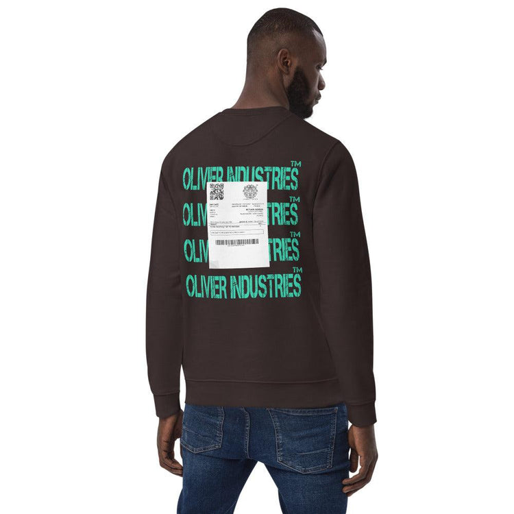 Olivier Industries TM Worldwide - unisex organic cotton packing slip Sweatshirt - Olivier Industries ® Art & Apparel