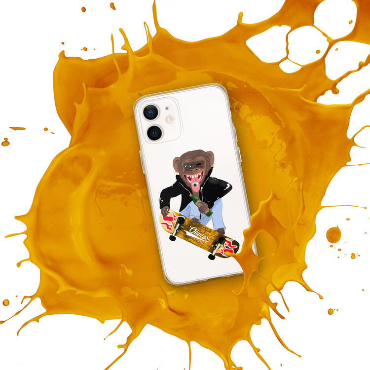 Olivier Industries ®Worldwide- Skating Ape handmade Art Iphone Hülle - Olivier Industries ® Art & Apparel