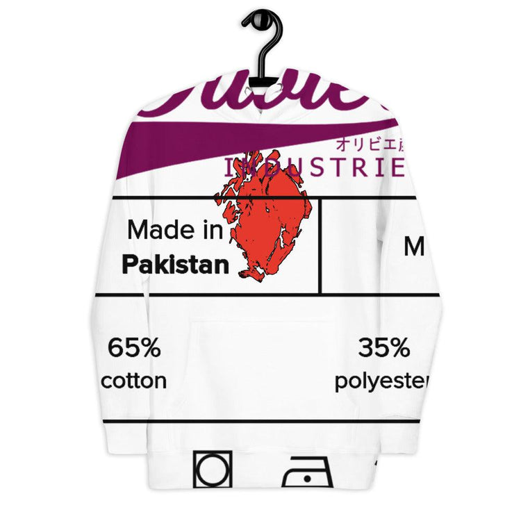 Olivier Industries ® Two side printed anatomical Heart Bullet Unisex Hoodie - Olivier Industries ® Art & Apparel