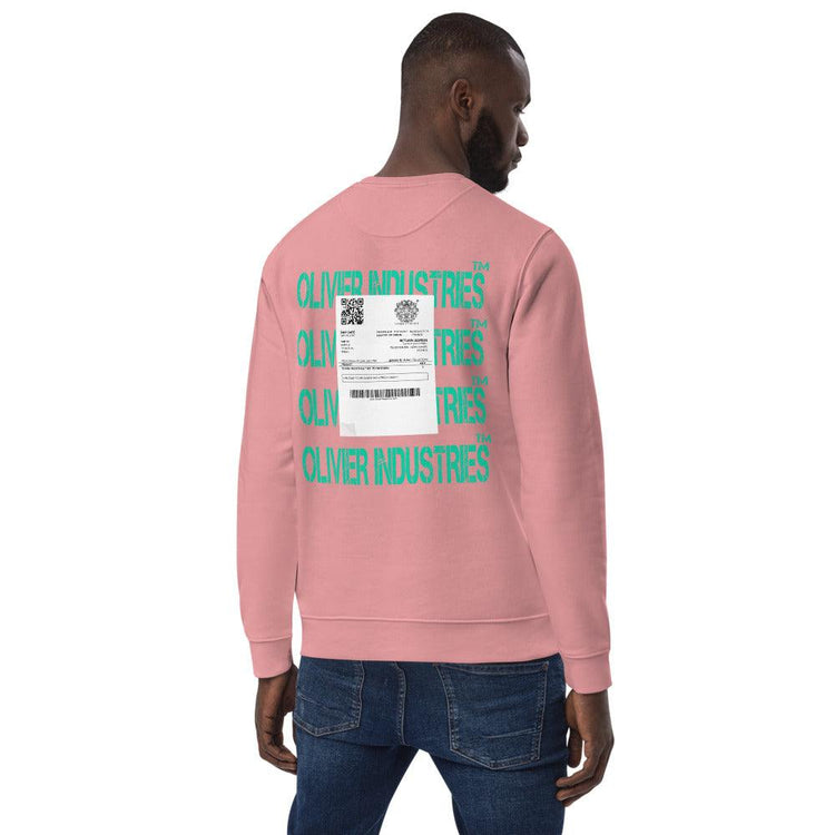 Olivier Industries TM Worldwide - unisex organic cotton packing slip Sweatshirt - Olivier Industries ® Art & Apparel