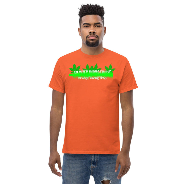 Olivier Industries TM Worldwide Deathrowrecords NFT - B - Real Cover of the high times unisex T-shirt - Olivier Industries ® Art & Apparel