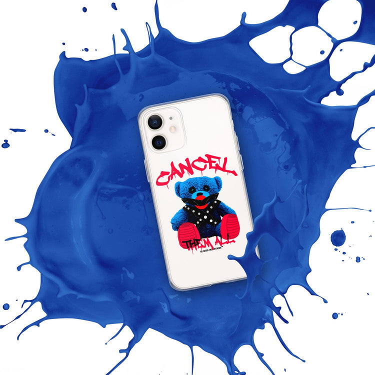 Olivier Industries ®Worldwide- Cancel Them All Bondage Bear iPhone-Hülle - Olivier Industries ® Art & Apparel