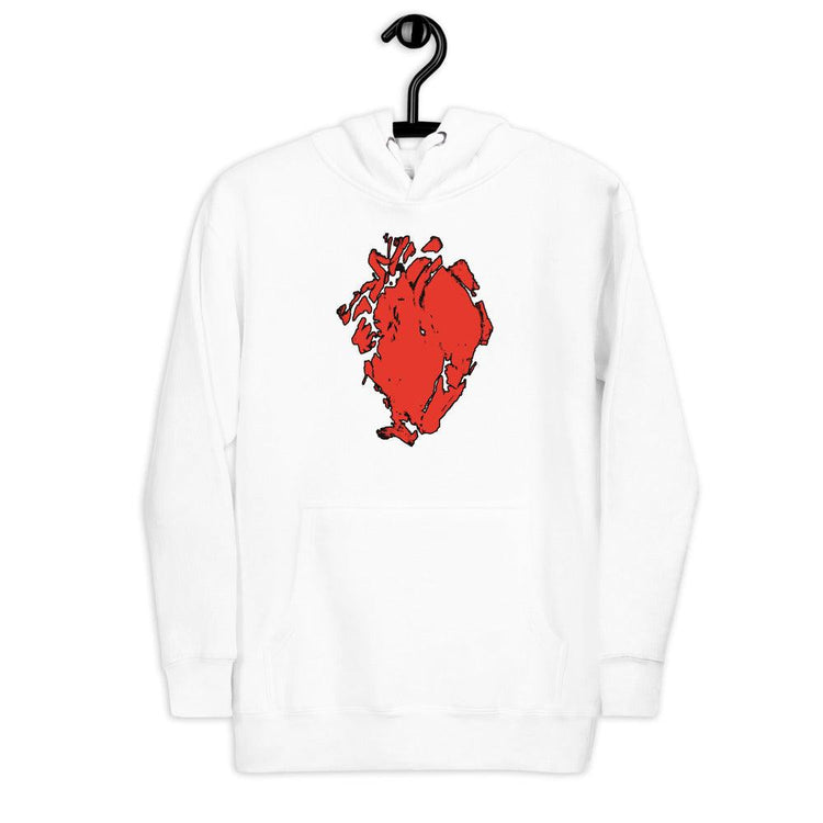 Olivier Industries ® Two side printed anatomical Heart Bullet Unisex Hoodie - Olivier Industries ® Art & Apparel
