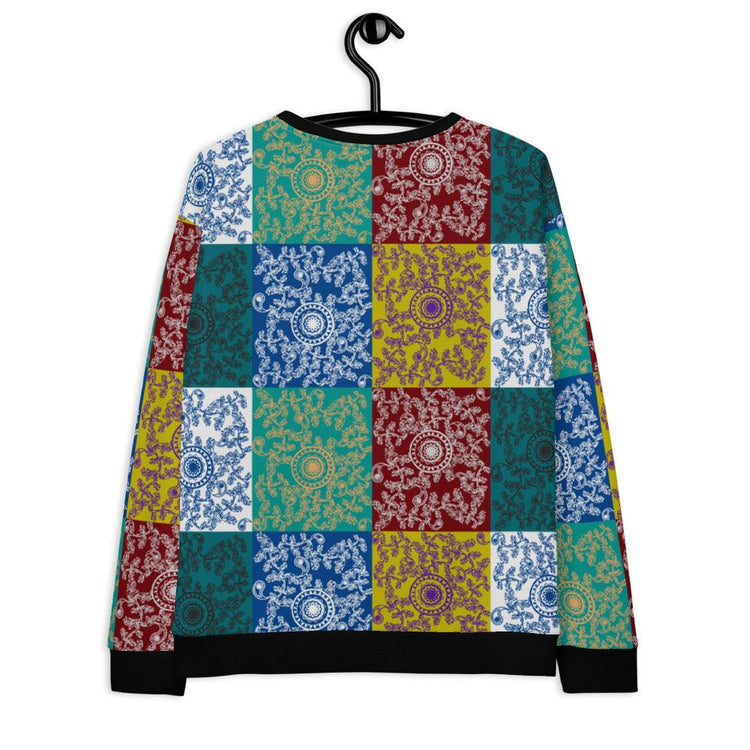 Olivier Industries ® Bohemian oldschool pattern alloverprint Unisex Sweatshirt - Olivier Industries
