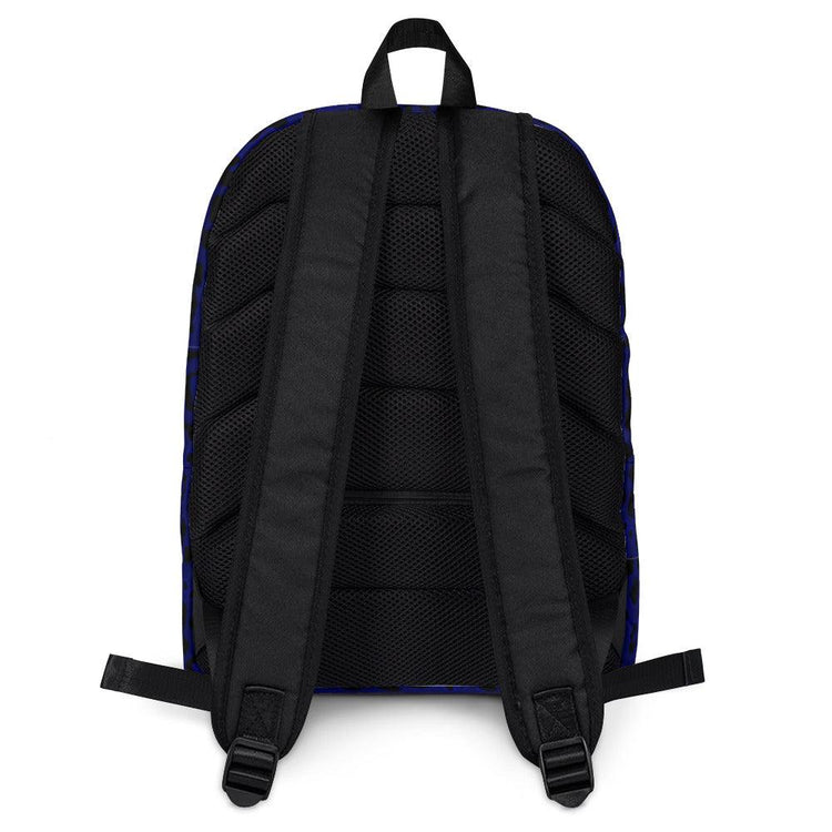 Olivier Industries ® Dark blue leo pattern printed on Backpack - Olivier Industries
