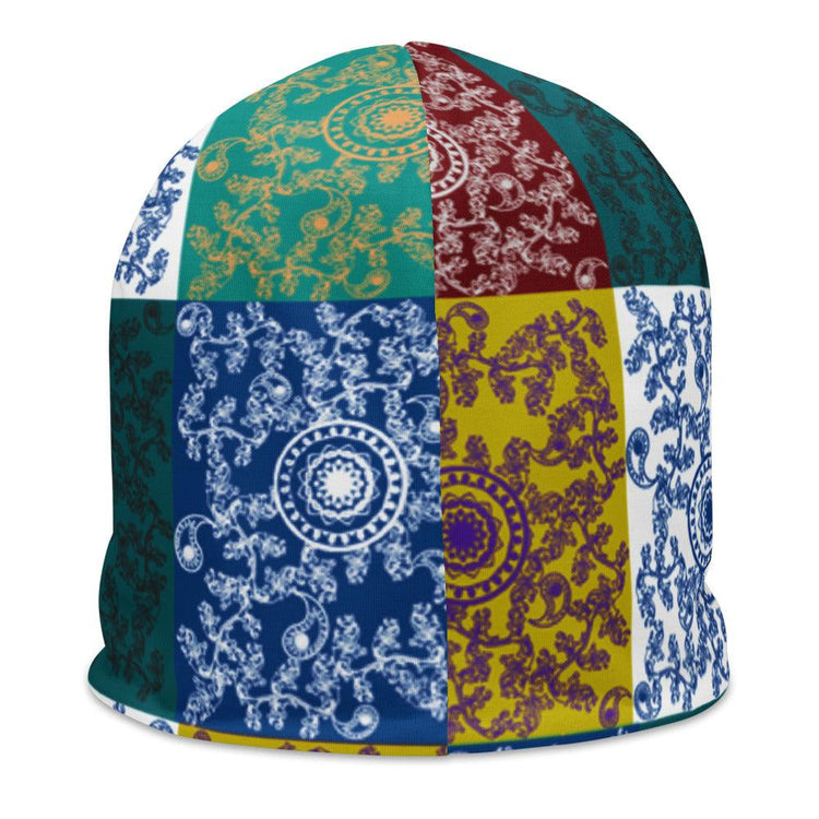 Olivier Industries ® Bohemian pattern Beanie mit Allover-Druck - Olivier Industries