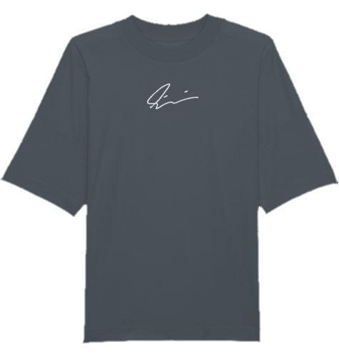 OLivier Industries ® Embroidery Signature on Oversized Organic unisex Tee - Olivier Industries ® Art & Apparel