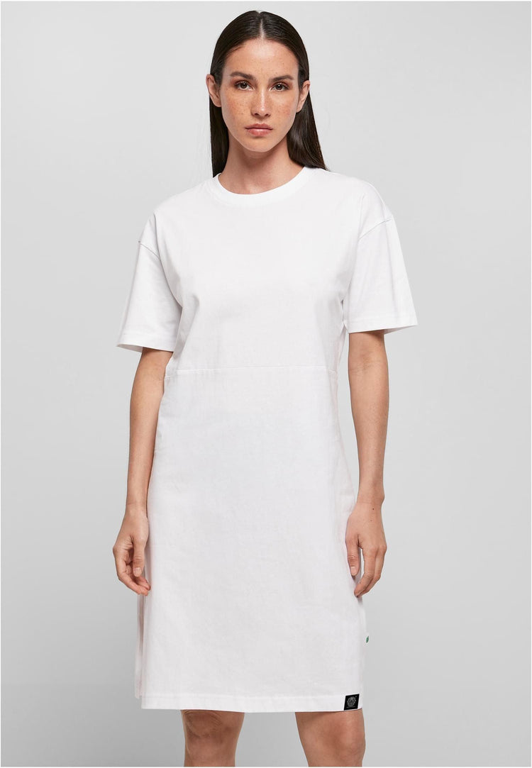 Olivier Industries ® Organic Cotton Ladies Slit oversized Tee Dress - Olivier Industries ® Art & Apparel