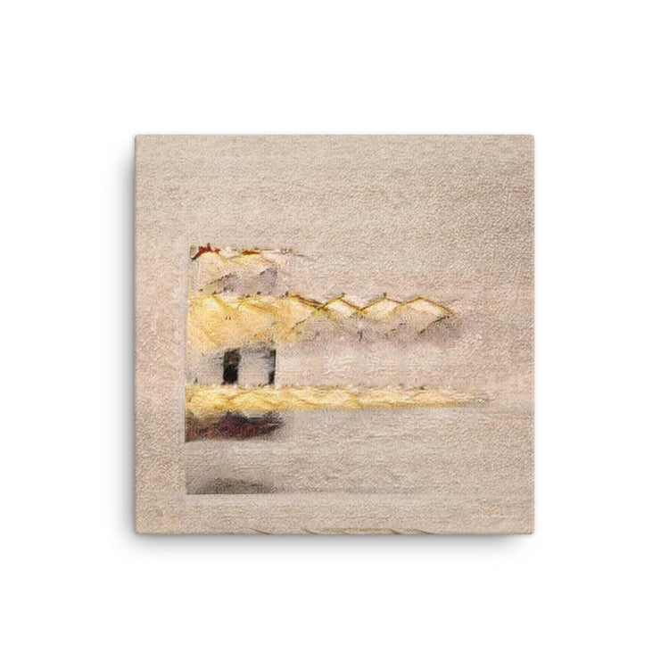 Olivier Industries ® Abstract Art Print on Canvas Man in Sandstorm - Olivier Industries ® Art & Apparel
