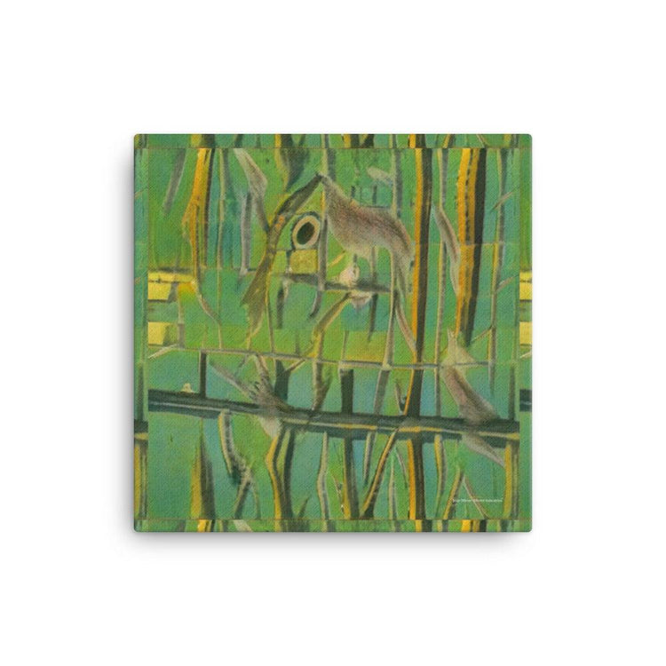 Olivier Industries - Bird in Zoo Art Print on Canvas - Olivier Industries ® Art & Apparel