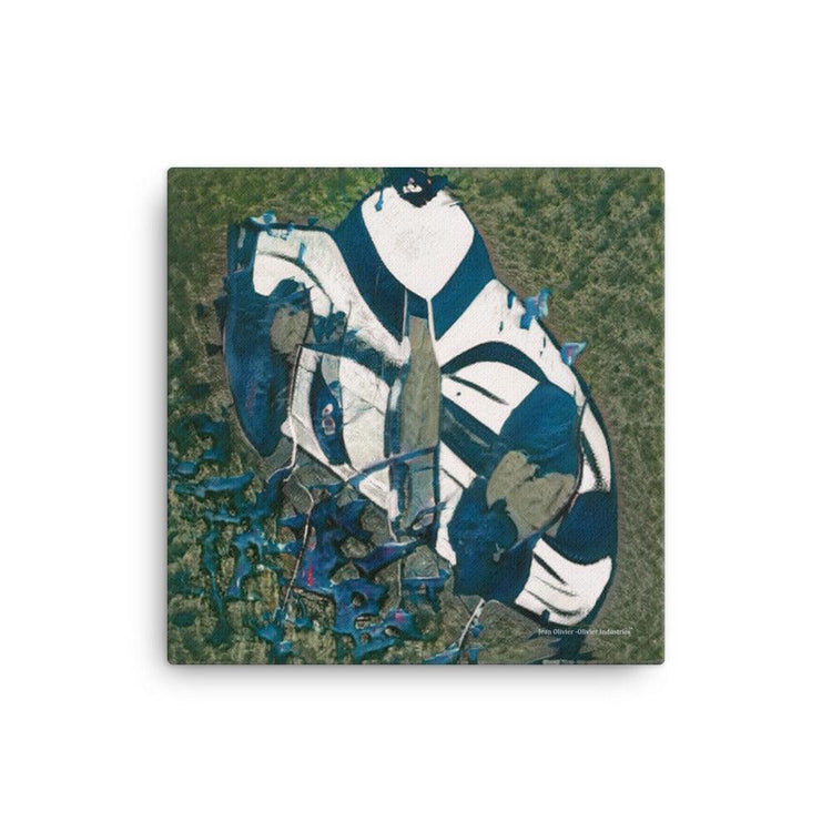 Olivier Industries - electronic car crash - art print on canvas - Olivier Industries ® Art & Apparel