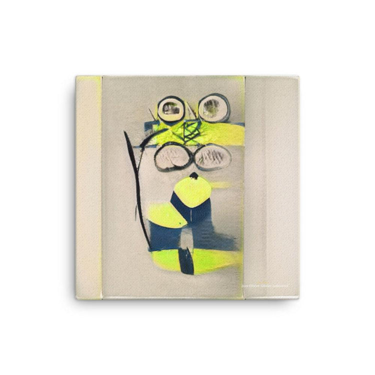 Olivier Industries - The Gentleman Cat - Art Print On Canvas - Olivier Industries ® Art & Apparel