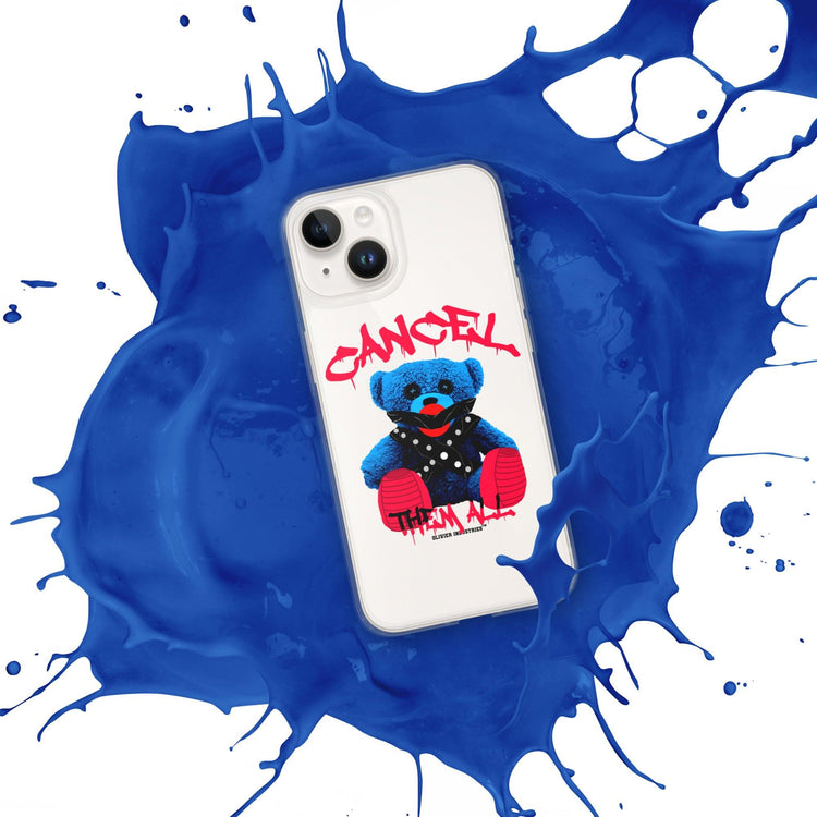Olivier Industries ®Worldwide- Cancel Them All Bondage Bear iPhone-Hülle - Olivier Industries ® Art & Apparel