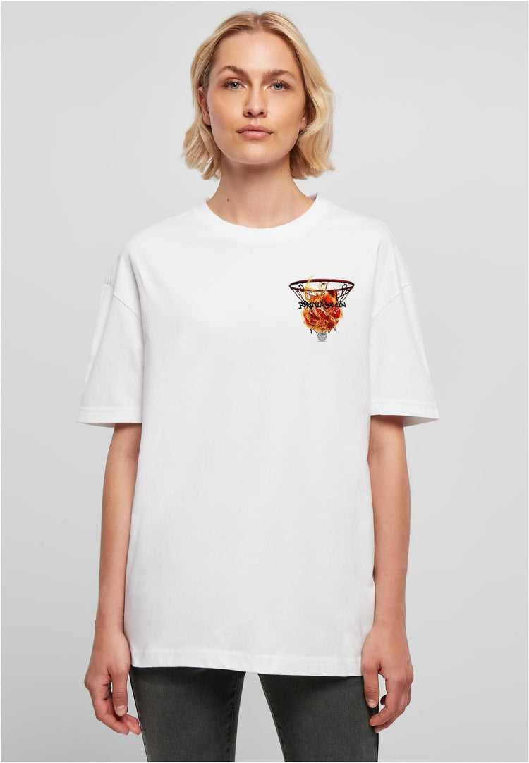 Olivier Industries ® 2 Side printed Oversized - forever ballin Ladies Boyfriend Tee - Olivier Industries ® Art & Apparel
