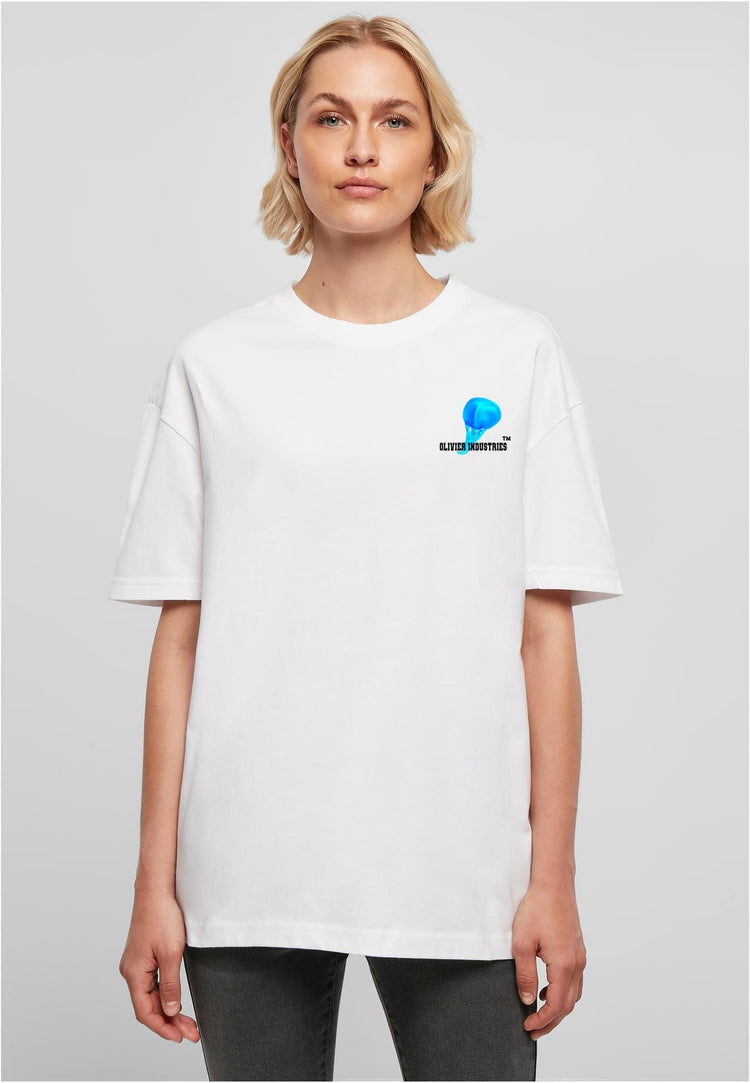 Olivier Industries ® Jellyfish oversized drowning in the night boyfriend woman tee - Olivier Industries ® Art & Apparel